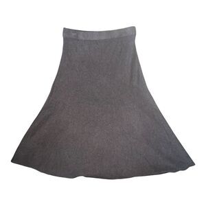 Gap Womens Brown Knit Midi Skirt Pull On Elastic Waist Medium NWOT